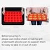 CAKETIME Silicone Muffin Pan, Mini Muffin Pan, Regular 12 Cups