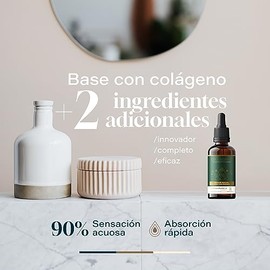 Collagenic  Serum Facial Exfoliante con Acido Gliclico, cido Hialurnico y Colgeno Exfolia, Suaviza Textura, Reduce Manchas e Hidrata  Serum de Noche  