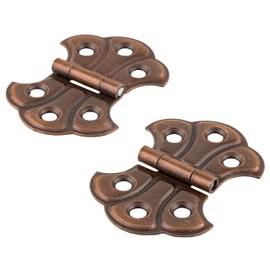 Antique Copper Butterfly Hinge | Pack of 2 | Cabinet, Cupboard Door, Box Furniture Hardware | UA-262-HAC (1)