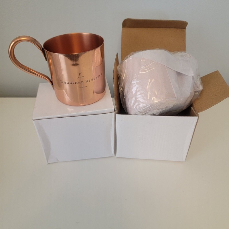 Woodford Set of 2 Woodford Reserve Copper Mule Mugs Cup