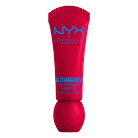 NYX Professional Makeup Smushy Matte Lip Balm tono Sassy Stuff (rosa sandía), 8 ml - Bálsamo labial efecto tinta coreana con aroma a sandía, textura cremosa, efecto blurry e hidratación duradera. Fórmula vegana