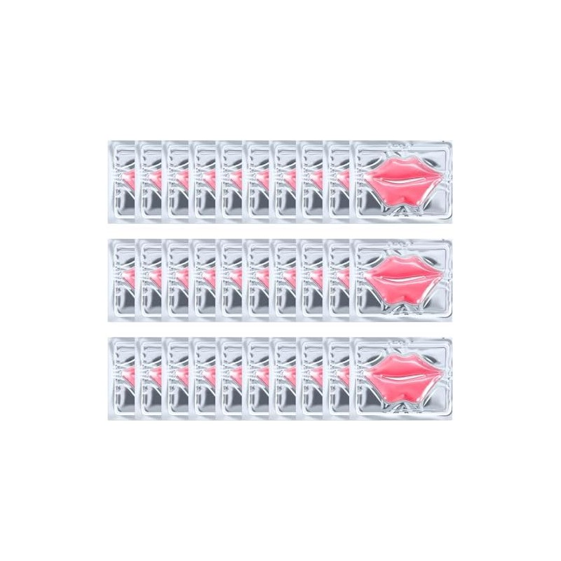 30PCS Mascarilla Labial de Colágeno, Mascarilla Labial Hidratante