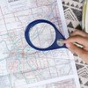 20 x & 10 x Handheld Magnifier Glass with Protective