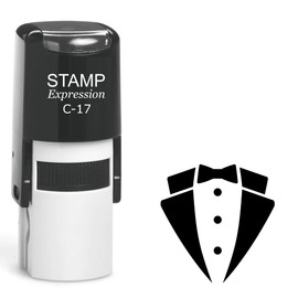 stampexpression - Tuxedo Self Inking Rubber Stamp - Black Ink (A-62573)