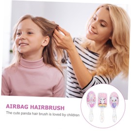 BIUDECO Panda Pattern Hair Comb Set 3pcs Combs for Children Detangler Brush Included