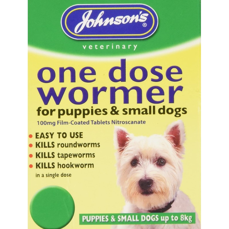 Johnsons Vet Easy One Dose Wormer, Size 1