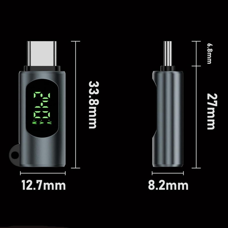 80Gbps USB C Adapter, 240W Type C Male to Female