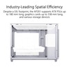 ASUS Prime AP201 White MicroATX Tempered Glass Edition Supports Graphics