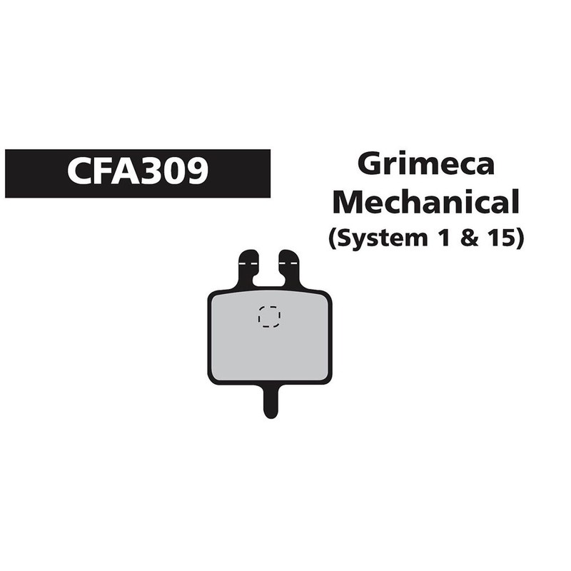 EBC Men's Grimeca System 1/15 Disc Brake Pads Green -