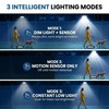 CVchancin Solar Lights Outdoor Motion Sensor, 92 LED Clip on