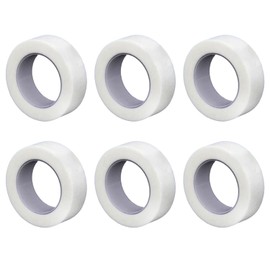 6 Pieces Microporous Surgical Tape, Microporous Breathable Emergency Tape, Emergency Tape, Suitable for Skin, Bandage, Sensitive Skin (1.25cm x 9m)