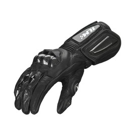 ILM Air Flow Leather Motorcycle Gloves for Men and Women Model-GRC01L (XL, Black-Long)