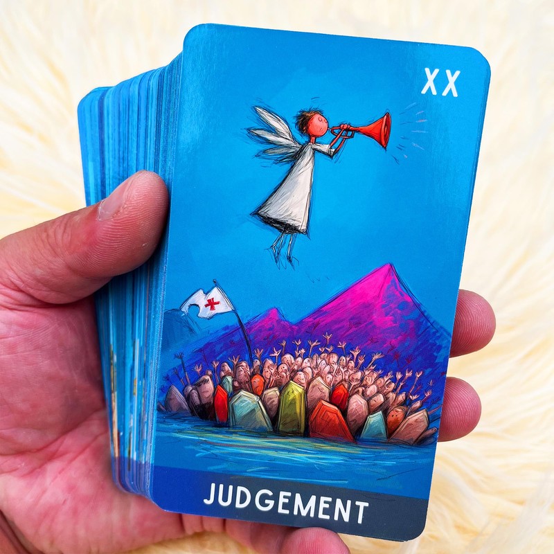 Tarot Cards Deck 78 Cards with Guidebook, Whimsical Path Tarot