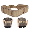 Outdoor Waist Belt Multifunctional Adjustable Military Hunting Widen Waist StrapKhaki