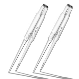 ziyue Yakiniku Tongs, Stainless Steel, Yakiniku, BBQ, Fried Food, BBQ, BBQ Tongs, Pasta, Camping, Outdoors, Total Length: 9.8 inches (25 cm)