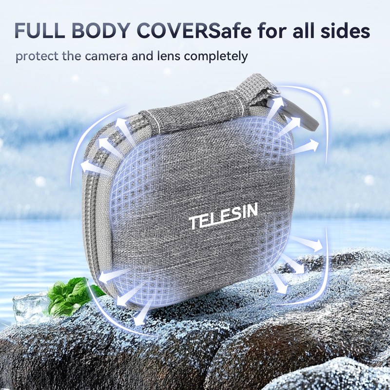 TELESIN Small Case Mini Case for Insta360 GO3 Go2 DJI
