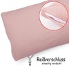 PinkZebra Organic Muslin Cushion Cover 40 x 80 cm for