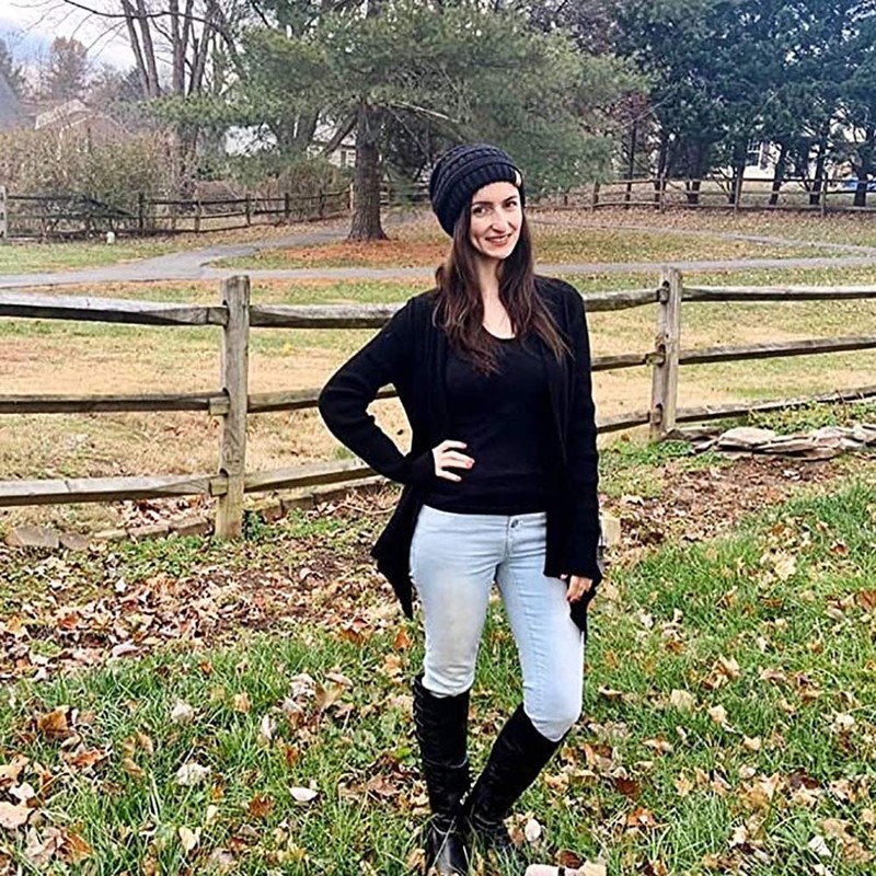 FURTALK Knit Beanie Hat for Ladies Fleece Line Ski Skull