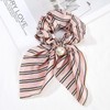 WHITE FANG ZA059 Women's Scrunchie Hair Elastic Ribbon Large Casual