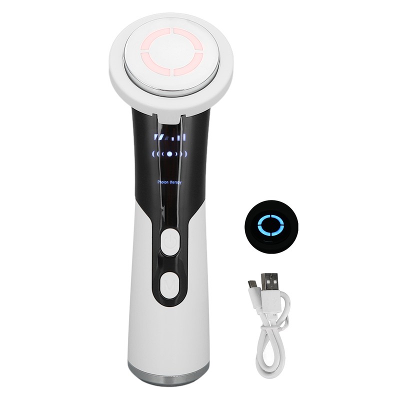Facial Massage Cleansing Skin Rejuvenation Machine Adjustable Red Blue Light