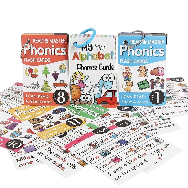 INTERTOYBO Phonics Cards Flash Cards English Phonics Teaching Materials Pronunciation