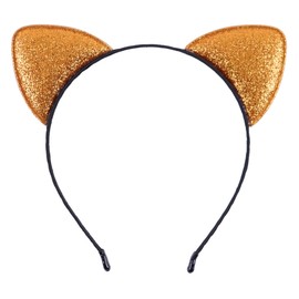 Bonnie Z. Leonardo Starry Cat Ears Headband Orange Cat Ears F-Orange