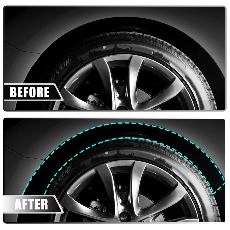 ACROPIX Front Rear Splash Guard Mud Guards Mudflaps Fender Liner