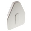 Heavy Duty Self-Supporting Bar End Cap - White