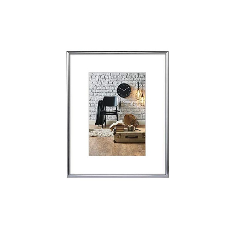 Hama 9 x 13 cm Sevilla Décor Photo Frame-Silver Matt