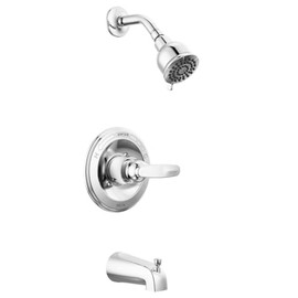 Delta Foundations 13 Series 2-Spray Bathtub and Shower Faucet Set, Chrome Shower Head and Handle Set, Valve Trim Kit, Chrome BT13410 (Valve Not Included)