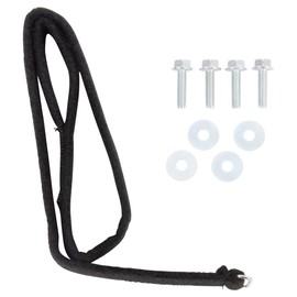 Tusk Seat Cargo Rack Kit Passenger Side Rear Compatible with Polaris General XP 4 1000 2020-2021