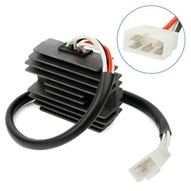SCITOO 5KP-81960-00-00 Voltage Regulator Rectifier 2001-2005 for Yamaha FZ1 2001-2011 2013-2016 for Yamaha V Star 650