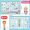 6 Pcs Communication Board for Nonverbal Adults Aphasia Colorful Picture