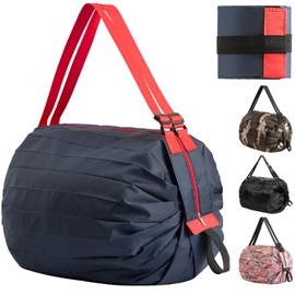 fogman Eco Bag, Foldable, Large Capacity, Compact, Shopping Bag, Stylish, blue