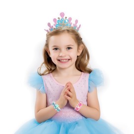 Elesa Miracle 36pc Little Girl Teens Kids Beaded Bracelet Value Set Kids Girl Party Favor Pretend Play Bracelet