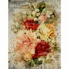 Distressed Bouquet Rice Paper 8" x 10.5" - 6 x