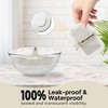 Compact Leakproof Travel Soap Case with Lid & Silicone Strap