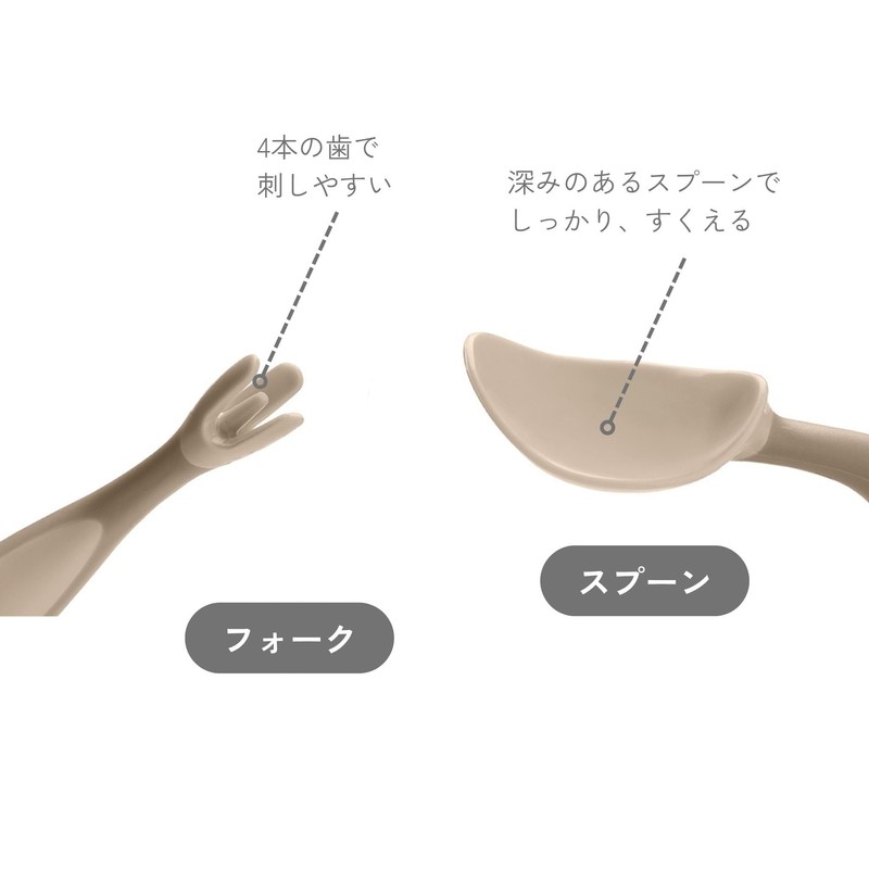 b.box Fork and Spoon for Babies and Babies, Supervised by