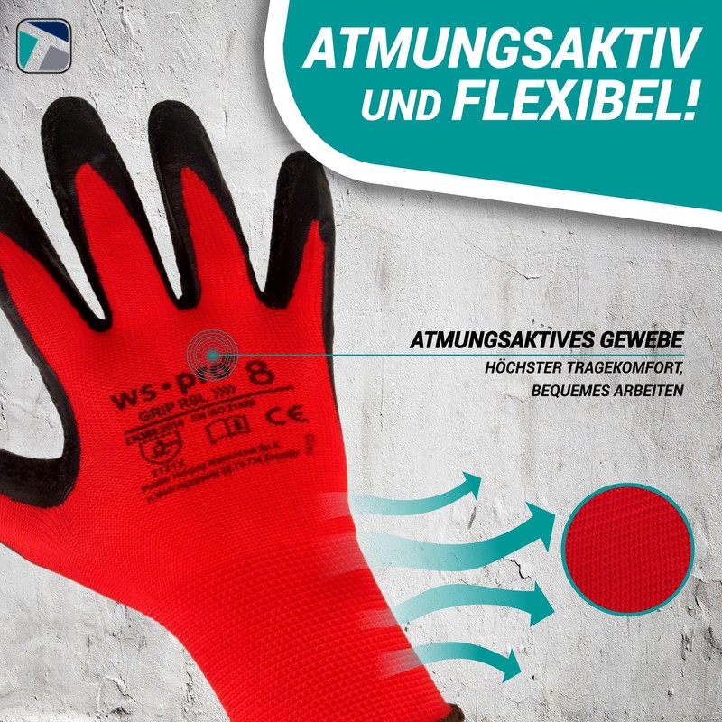 12-240 pairs of working gloves