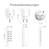UCOMEN Radio Sockets with Remote Control, 5 Sockets with 2