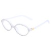 ICARA Fashion Rhinestone bling Reading Glasses for Women Retro Oval