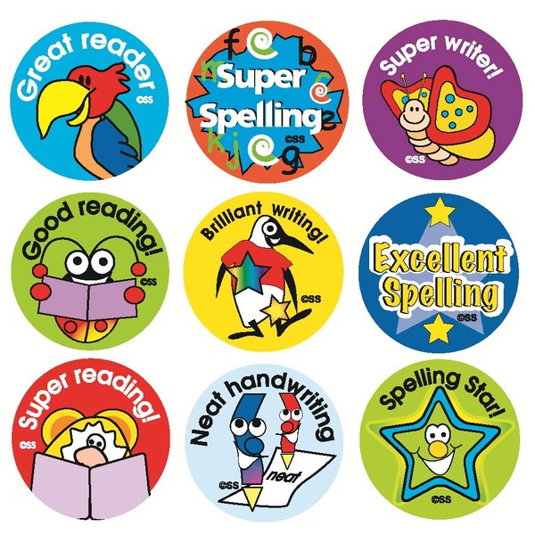 SuperStickers Bumper Pack of Literacy Stickers (Pack of 180 stickers)
