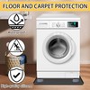 Washing Machine Drain Pan 27"x27" with 4 Anti-Vibration Foot Pads