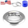 EZAUTO WRAP 4" Silver Short Ram Cold Air Intake Turbo
