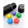 Traditional Korean Gonggi Game Set, 5 Colourful Stones with Storage