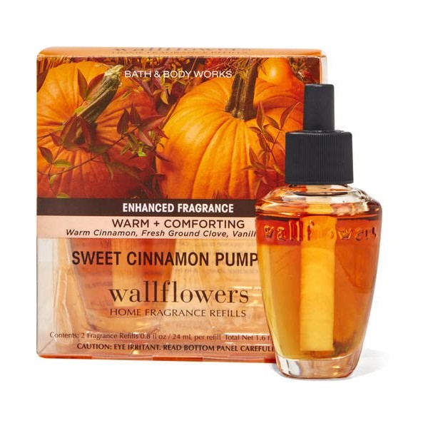 Sweet Cinnamon Pumpkin Wallflowers - SIX Refill Bulbs - Bath & Body Works