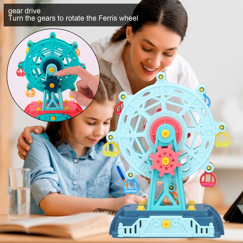 DIY Ferris Wheel Building Toys Take Apart Assembly Toys for