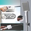 10" High Pressure Rainfall Shower Head with Handheld Combo, Upgrade