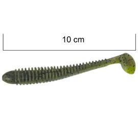 SEABUZZ Rubber Fish Fishing Lure Set 5 Pieces x 100 mm - Rubber Bait for Catfish and Zander & Pike - Trout & Perch Artificial Bait - Predator Fish Fishing Set - Fresh and Saltwater Fishing Equipment