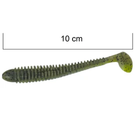 SEABUZZ Rubber Fish Fishing Lure Set 5 Pieces x 100 mm - Rubber Bait for Catfish and Zander & Pike - Trout & Perch Artificial Bait - Predator Fish Fishing Set - Fresh and Saltwater Fishing Equipment